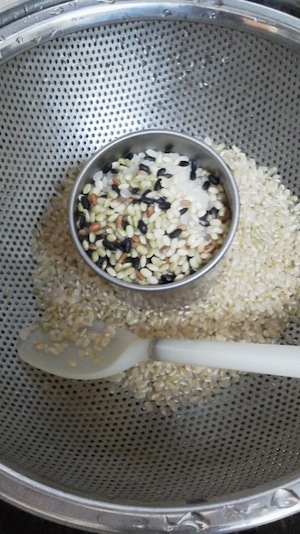 甘酒の米